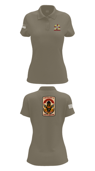 Womens Short Sleeve Performance Polo, Kirk U.S. Army Health Clinic, , Teamtime, Team time, sublimation, custom sports apparel, team uniforms, spirit wear, spiritwear, sports uniforms, custom shirts, team store, custom team store, fundraiser sports, apparel fundraiser
