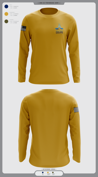 Long Sleeve Performance Shirt, 9th Civil Engineer Squadron, , Teamtime, Team time, sublimation, custom sports apparel, team uniforms, spirit wear, spiritwear, sports uniforms, custom shirts, team store, custom team store, fundraiser sports, apparel fundraiser