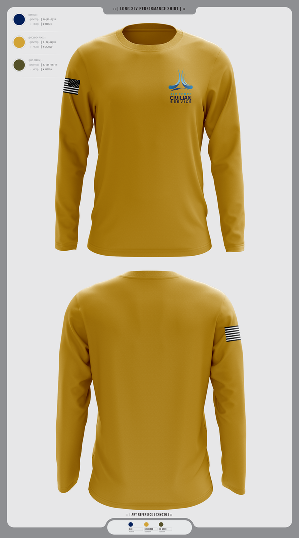 Long Sleeve Performance Shirt, 9th Civil Engineer Squadron, , Teamtime, Team time, sublimation, custom sports apparel, team uniforms, spirit wear, spiritwear, sports uniforms, custom shirts, team store, custom team store, fundraiser sports, apparel fundraiser
