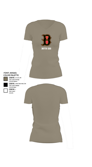 Womens Short Sleeve Vneck Shirt, 387th EOD, , Teamtime, Team time, sublimation, custom sports apparel, team uniforms, spirit wear, spiritwear, sports uniforms, custom shirts, team store, custom team store, fundraiser sports, apparel fundraiser