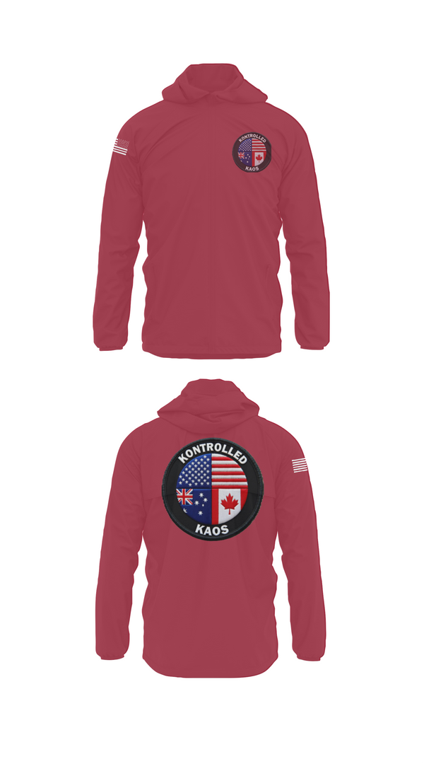 Windbreaker, Kontrolled Kaos, E-Sports, Teamtime, Team time, sublimation, custom sports apparel, team uniforms, spirit wear, spiritwear, sports uniforms, custom shirts, team store, custom team store, fundraiser sports, apparel fundraiser