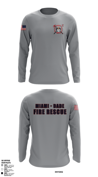 Long Sleeve Performance Shirt, Miami Dade Firehouse Shirts, , Teamtime, Team time, sublimation, custom sports apparel, team uniforms, spirit wear, spiritwear, sports uniforms, custom shirts, team store, custom team store, fundraiser sports, apparel fundraiser