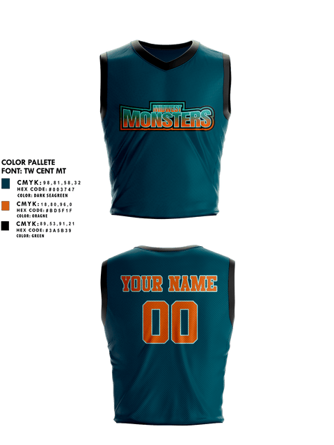 Womens Basketball Jersey, Midwest Monsters, Men's Basketball, Teamtime, Team time, sublimation, custom sports apparel, team uniforms, spirit wear, spiritwear, sports uniforms, custom shirts, team store, custom team store, fundraiser sports, apparel fundraiser