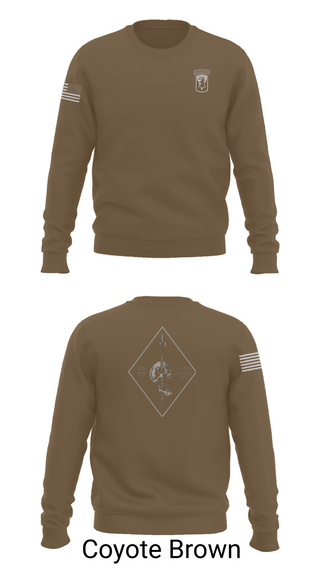 Crew Neck Sweatshirt, Chosen Co. 1-102D INF, Army, Teamtime, Team time, sublimation, custom sports apparel, team uniforms, spirit wear, spiritwear, sports uniforms, custom shirts, team store, custom team store, fundraiser sports, apparel fundraiser