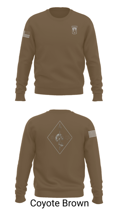 Chosen Co. 1-102D INF 80569563 Crew Neck Sweatshirt - 5