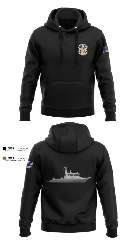 Hoodie, Marine Patrol Unit, , Teamtime, Team time, sublimation, custom sports apparel, team uniforms, spirit wear, spiritwear, sports uniforms, custom shirts, team store, custom team store, fundraiser sports, apparel fundraiser