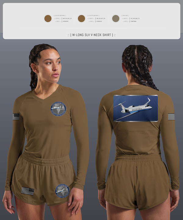 Womens Long Sleeve Vneck Shirt, USAPAT, , Teamtime, Team time, sublimation, custom sports apparel, team uniforms, spirit wear, spiritwear, sports uniforms, custom shirts, team store, custom team store, fundraiser sports, apparel fundraiser