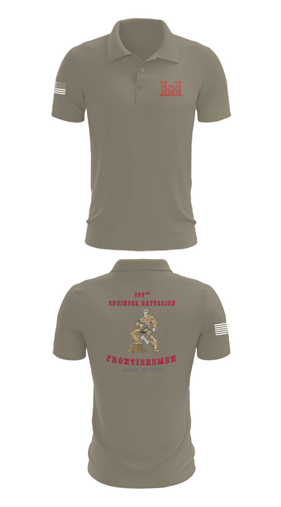 206th EN BN 40191270 Short Sleeve Performance Polo - 67