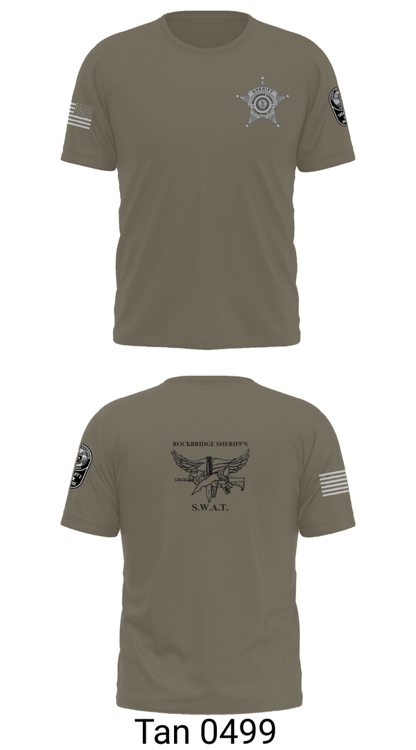 Old School Cotton Feel Shirt, Rockbridge County SWAT, , Teamtime, Team time, sublimation, custom sports apparel, team uniforms, spirit wear, spiritwear, sports uniforms, custom shirts, team store, custom team store, fundraiser sports, apparel fundraiser