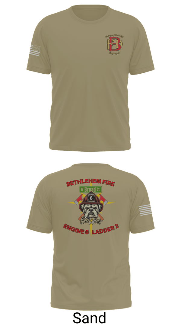 Old School Cotton Feel Shirt, Bethlehem Fire Department E6/L2, , Teamtime, Team time, sublimation, custom sports apparel, team uniforms, spirit wear, spiritwear, sports uniforms, custom shirts, team store, custom team store, fundraiser sports, apparel fundraiser