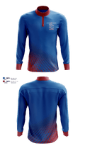 Presbyterian College Men's Tennis 5017736 Quarter Zip Jacket - 1