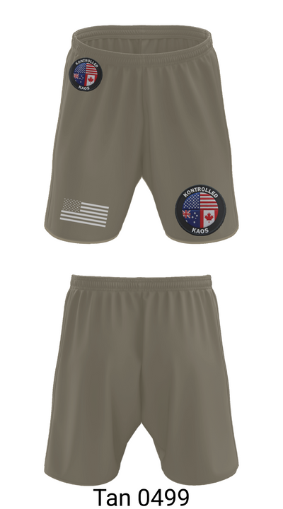 Kontrolled Kaos 4706470 Athletic Shorts With Pockets - 69