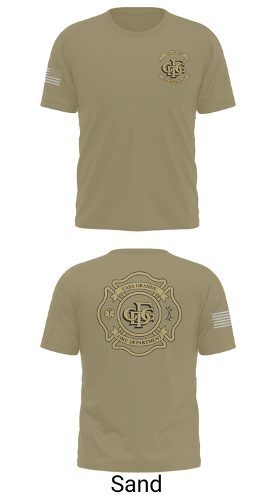 Casa Grande Fire Department 38585599 Short Sleeve Performance Shirt - 96