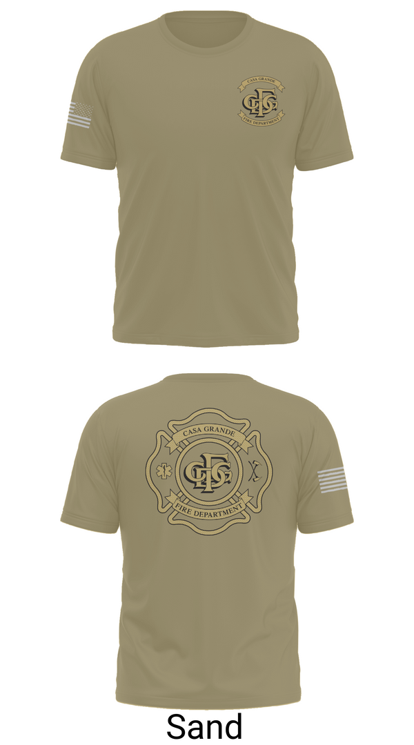 Short Sleeve Performance Shirt, Casa Grande Fire Department, , Teamtime, Team time, sublimation, custom sports apparel, team uniforms, spirit wear, spiritwear, sports uniforms, custom shirts, team store, custom team store, fundraiser sports, apparel fundraiser