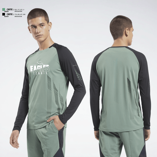 Long Sleeve Performance Shirt, Covenant Christian High School Tennis, Tennis, Teamtime, Team time, sublimation, custom sports apparel, team uniforms, spirit wear, spiritwear, sports uniforms, custom shirts, team store, custom team store, fundraiser sports, apparel fundraiser