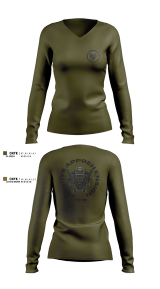 Womens Long Sleeve Vneck Shirt, F.A.S.T., , Teamtime, Team time, sublimation, custom sports apparel, team uniforms, spirit wear, spiritwear, sports uniforms, custom shirts, team store, custom team store, fundraiser sports, apparel fundraiser