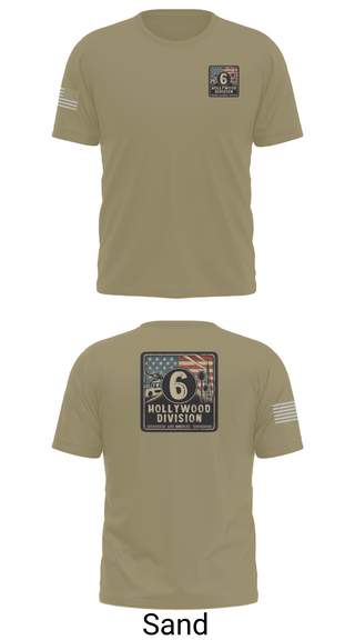 Old School Cotton Feel Shirt, Hollywood Division, Police, Teamtime, Team time, sublimation, custom sports apparel, team uniforms, spirit wear, spiritwear, sports uniforms, custom shirts, team store, custom team store, fundraiser sports, apparel fundraiser