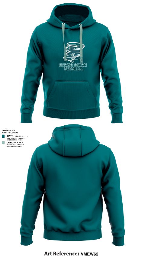 Hoodie, Harris Storm Baseball, Baseball, Teamtime, Team time, sublimation, custom sports apparel, team uniforms, spirit wear, spiritwear, sports uniforms, custom shirts, team store, custom team store, fundraiser sports, apparel fundraiser