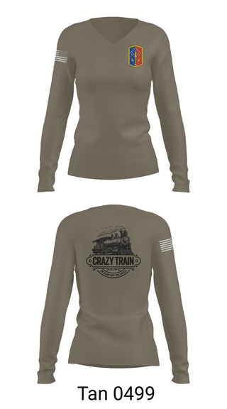 Womens Long Sleeve Vneck Shirt, 2-174 ADA, Army, Teamtime, Team time, sublimation, custom sports apparel, team uniforms, spirit wear, spiritwear, sports uniforms, custom shirts, team store, custom team store, fundraiser sports, apparel fundraiser