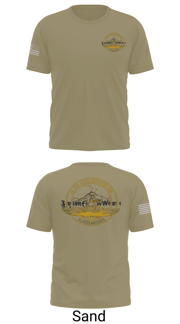 Short Sleeve Performance Shirt, E Co 4th Recon BN, , Teamtime, Team time, sublimation, custom sports apparel, team uniforms, spirit wear, spiritwear, sports uniforms, custom shirts, team store, custom team store, fundraiser sports, apparel fundraiser