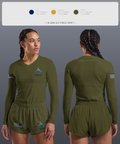 9th Civil Engineer Squadron 89211458 Women's Long Sleeve V-neck Shirt - 3