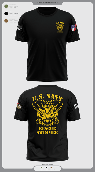 Aircrew Rescue Swimmer 89719017 Old School Cotton Feel Shirt - 2