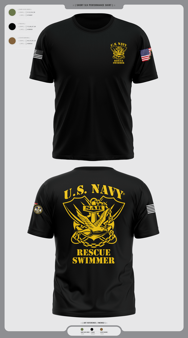 Old School Cotton Feel Shirt, Aircrew Rescue Swimmer, , Teamtime, Team time, sublimation, custom sports apparel, team uniforms, spirit wear, spiritwear, sports uniforms, custom shirts, team store, custom team store, fundraiser sports, apparel fundraiser
