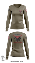 B-Co MRB Mamba 47249464 Women's Long Sleeve V-neck Shirt - 104