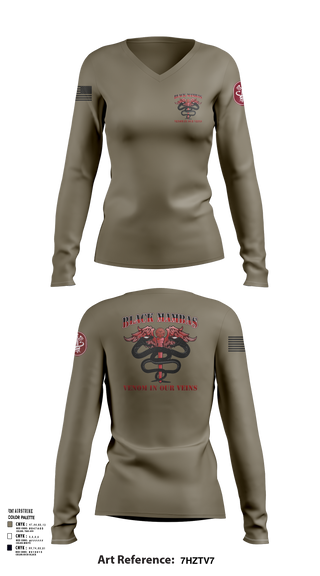 Womens Long Sleeve Vneck Shirt, B-Co MRB Mamba, , Teamtime, Team time, sublimation, custom sports apparel, team uniforms, spirit wear, spiritwear, sports uniforms, custom shirts, team store, custom team store, fundraiser sports, apparel fundraiser