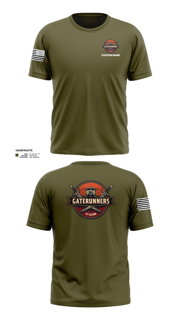 Old School Cotton Feel Shirt, C Co 541st, Army, Teamtime, Team time, sublimation, custom sports apparel, team uniforms, spirit wear, spiritwear, sports uniforms, custom shirts, team store, custom team store, fundraiser sports, apparel fundraiser