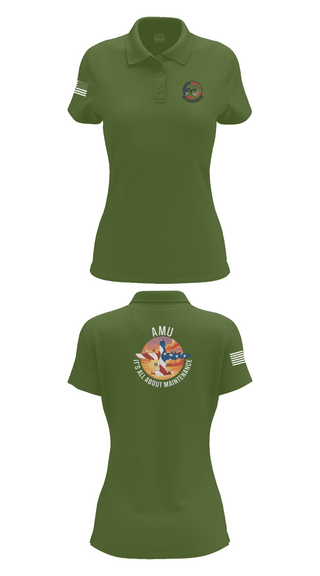 Womens Short Sleeve Performance Polo, , Air Force, Teamtime, Team time, sublimation, custom sports apparel, team uniforms, spirit wear, spiritwear, sports uniforms, custom shirts, team store, custom team store, fundraiser sports, apparel fundraiser