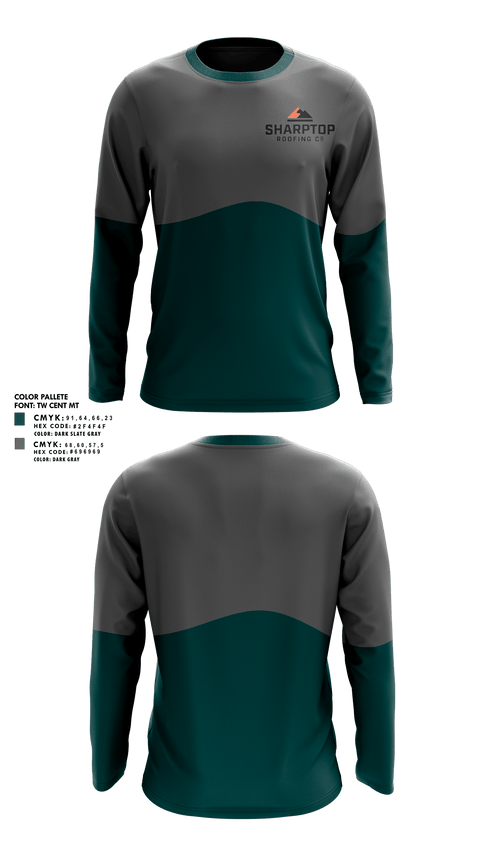 Long Sleeve Performance Shirt, SharpTop Roofs, , Teamtime, Team time, sublimation, custom sports apparel, team uniforms, spirit wear, spiritwear, sports uniforms, custom shirts, team store, custom team store, fundraiser sports, apparel fundraiser