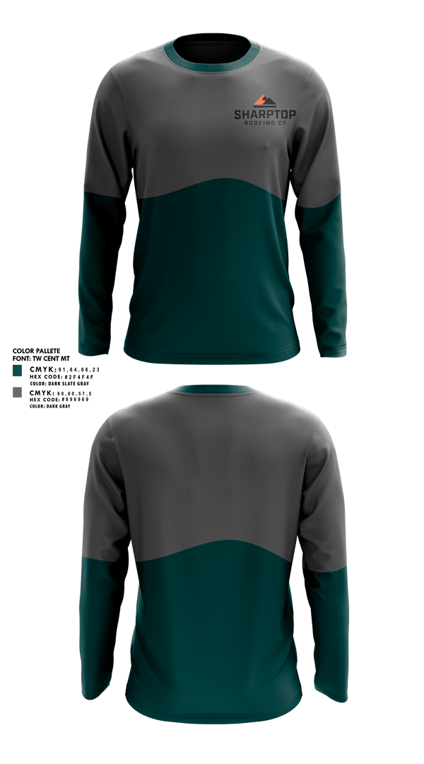 Long Sleeve Performance Shirt, SharpTop Roofs, , Teamtime, Team time, sublimation, custom sports apparel, team uniforms, spirit wear, spiritwear, sports uniforms, custom shirts, team store, custom team store, fundraiser sports, apparel fundraiser