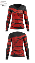 Proctor Raiders 743138 Women's Long Sleeve V-neck Shirt - 2