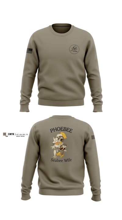 Seabee Wifes 97636160 Crew Neck Sweatshirt - 2
