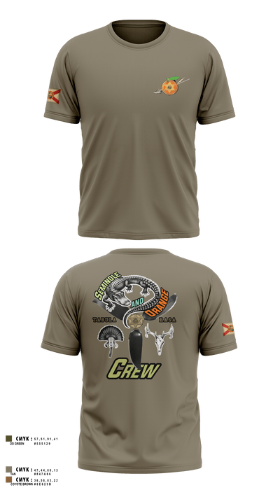 Seminole / Orange Crew 64181278 Old School Cotton Feel Shirt - 1