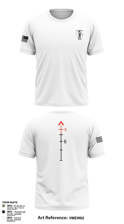 WIARNG Marksmanship 12854544 Old School Cotton Feel Shirt - 109