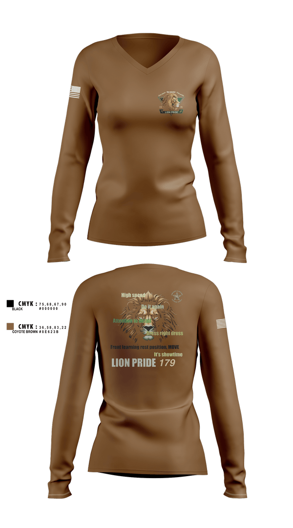 Womens Long Sleeve Vneck Shirt, BSO, , Teamtime, Team time, sublimation, custom sports apparel, team uniforms, spirit wear, spiritwear, sports uniforms, custom shirts, team store, custom team store, fundraiser sports, apparel fundraiser