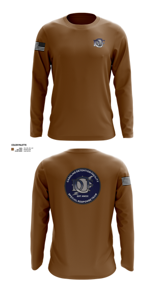 Long Sleeve Performance Shirt, Caroline Detention Facility, , Teamtime, Team time, sublimation, custom sports apparel, team uniforms, spirit wear, spiritwear, sports uniforms, custom shirts, team store, custom team store, fundraiser sports, apparel fundraiser