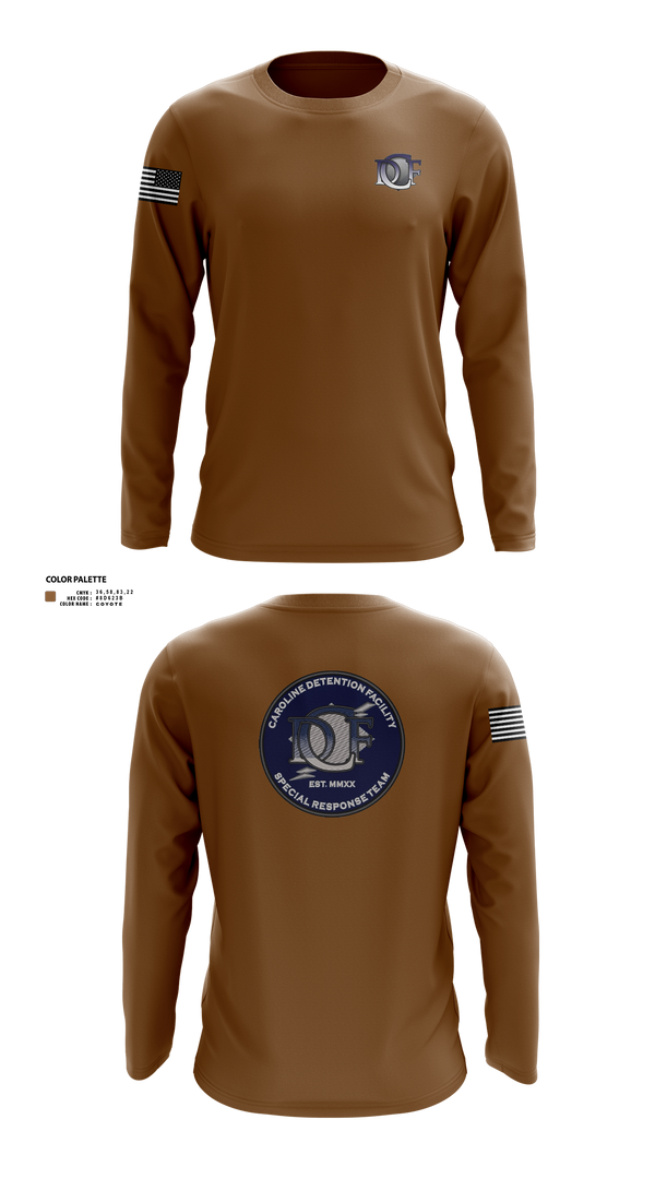 Long Sleeve Performance Shirt, Caroline Detention Facility, , Teamtime, Team time, sublimation, custom sports apparel, team uniforms, spirit wear, spiritwear, sports uniforms, custom shirts, team store, custom team store, fundraiser sports, apparel fundraiser