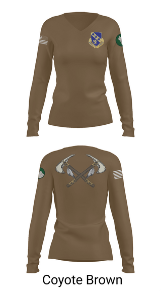 Womens Long Sleeve Vneck Shirt, Marauders, Army, Teamtime, Team time, sublimation, custom sports apparel, team uniforms, spirit wear, spiritwear, sports uniforms, custom shirts, team store, custom team store, fundraiser sports, apparel fundraiser