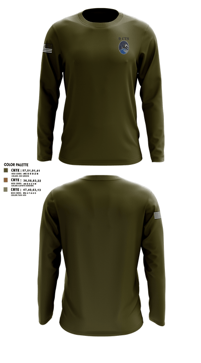 9 CTS Long Sleeve Performance Shirt 1