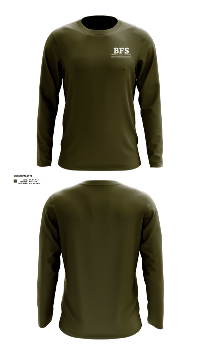 Best fitness solutions 55896450 Long Sleeve Performance Shirt 1