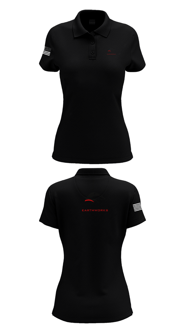 Womens Short Sleeve Performance Polo, Badger Earthworks, , Teamtime, Team time, sublimation, custom sports apparel, team uniforms, spirit wear, spiritwear, sports uniforms, custom shirts, team store, custom team store, fundraiser sports, apparel fundraiser