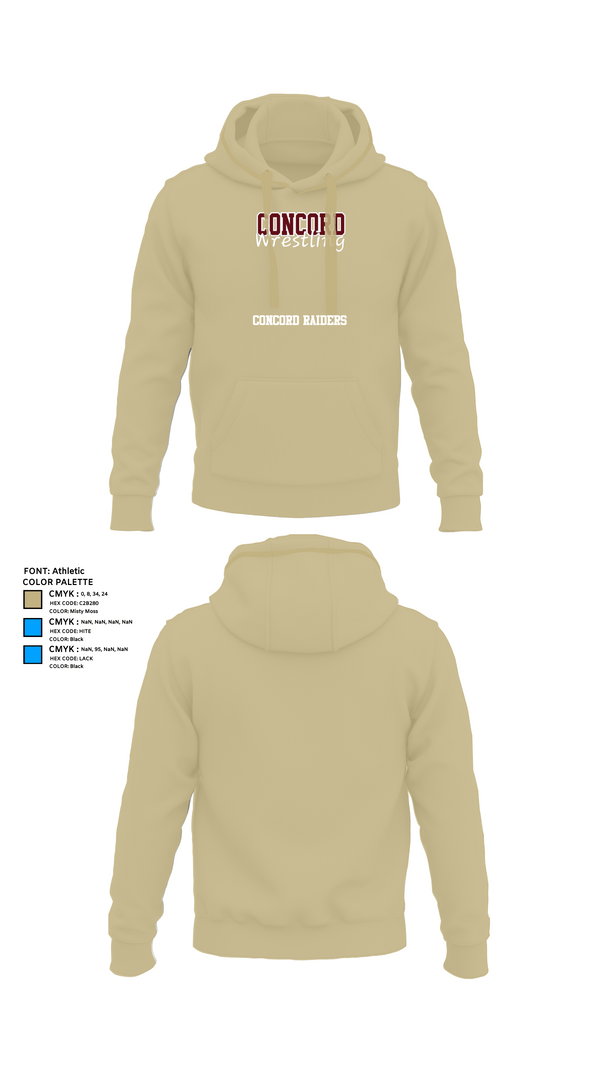 Hoodie, Concord Raiders, Wrestling, Teamtime, Team time, sublimation, custom sports apparel, team uniforms, spirit wear, spiritwear, sports uniforms, custom shirts, team store, custom team store, fundraiser sports, apparel fundraiser