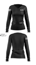 837 TRS Rhinos 90584880 Women's Long Sleeve V-neck Shirt - 1