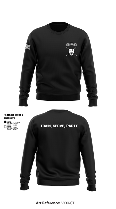 THICC BOIZ 20843626 Crew Neck Sweatshirt - 3