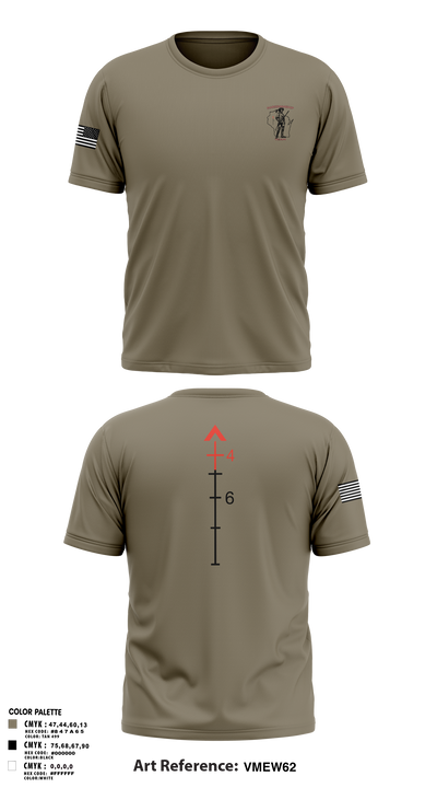 WIARNG Marksmanship 12854544 Old School Cotton Feel Shirt - 108