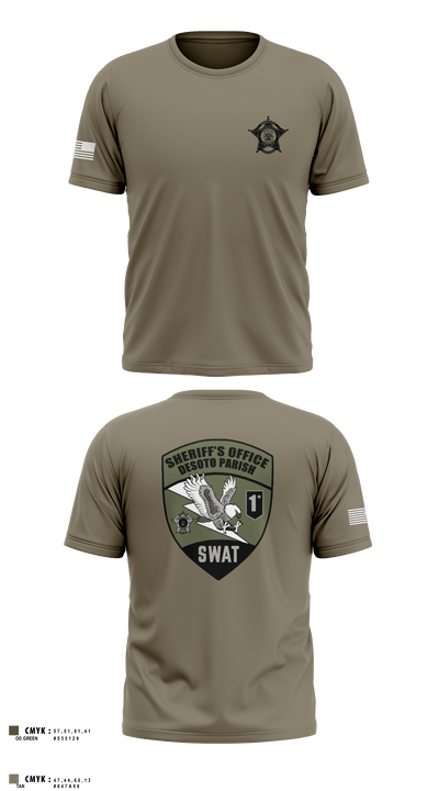 Desoto Parish Sheriff’s Office SWAT 96346958 Short Sleeve Performance Shirt - 1