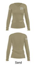 602nd Trans Det 75449921 Women's Long Sleeve V-neck Shirt - 97
